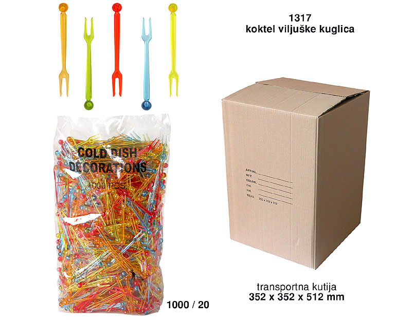Bragio Plastics - Colored fork