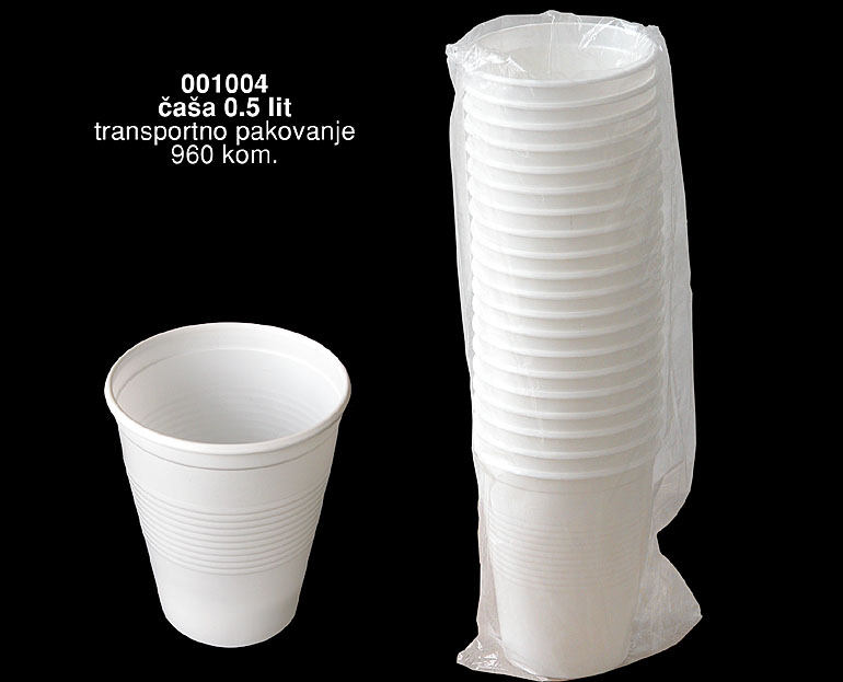 Bragio Plastics - Plastična čaša 0.5 lit