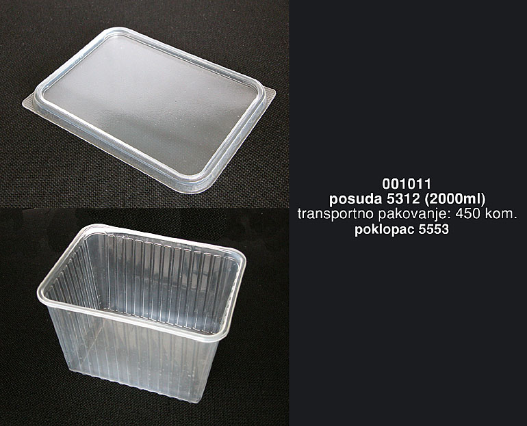Bragio Plastics - Plastic plate 5312 (2000ml)