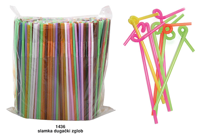 Bragio Plastics - Art solid flexible straw