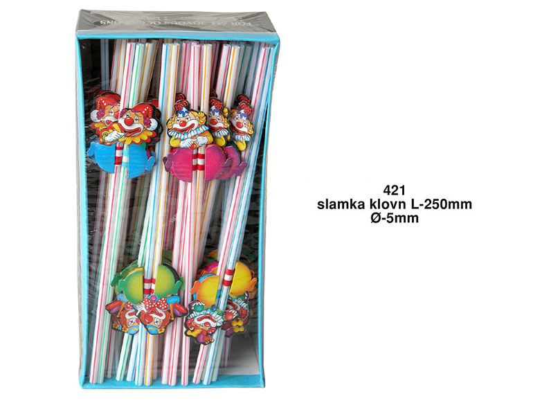 Bragio Plastics - Clown straw