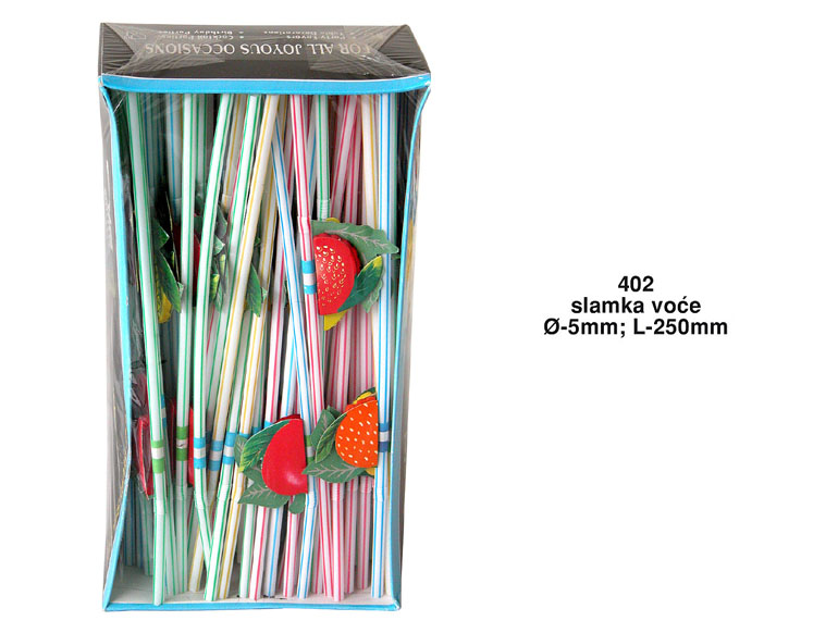 Bragio Plastics - Fruit straw